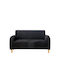 Ehome Elastic Cover for Four Seater sofa Black 1pcs CURLYX-4-Μαύρο