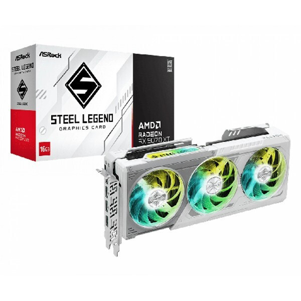 ASRock Radeon RX 9070 XT 16GB GDDR6 Steel Legend Κάρτα Γραφικών