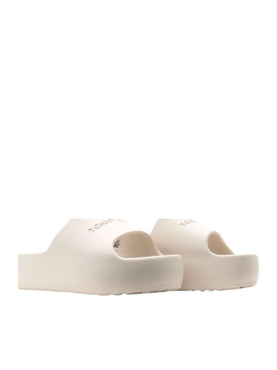 Tommy Hilfiger Slides σε Μπεζ Χρώμα