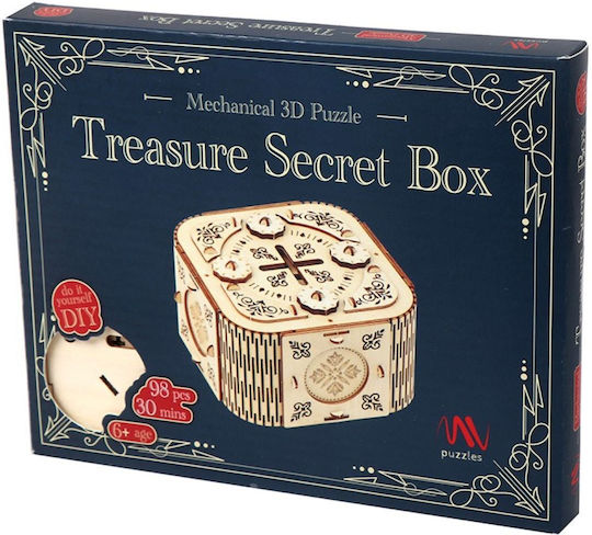 Mathv Wooden Construction Toy 3D Treasure Secter Box for Children 6+ years old+ Years