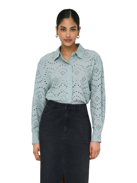 Only Long Sleeve Women's Shirt Mint