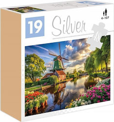 Alexander Silberpuzzle Windmühle 48 Teile