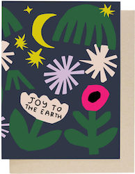 Felicitare Handmade Presată în Relief People I've Loved Joy To Earth A2