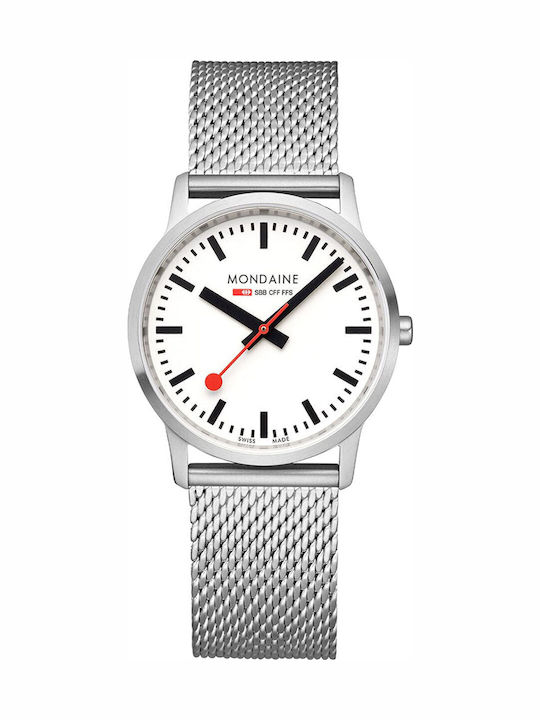 Mondaine Кварцов Часовник с Метална Верижка Mondaine Кварцов Часовник с Метална Верижка