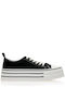 Γυναικεία Flatforms Sneakers Μαύρα
