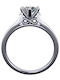 VTJ Single Stone from Silver with Diamond