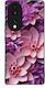 Sonique 3D-Blumenserie Hülle für Honor 70 5G Pink