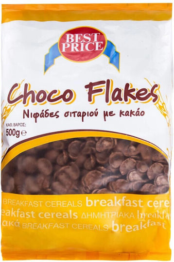 Best Price Νιφάδες Σίτου Choco 500gr
