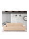 Eysa Troya Ελαστικό Κάλυμμα Τετραθέσιου Καναπέ C/1 Beige 210εκ.