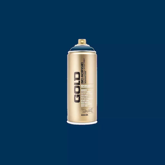 Montana Cans Σπρέι Βαφής Ακρυλικό με Μεταλλικό Εφέ Χρυσό Blue Note 400ml