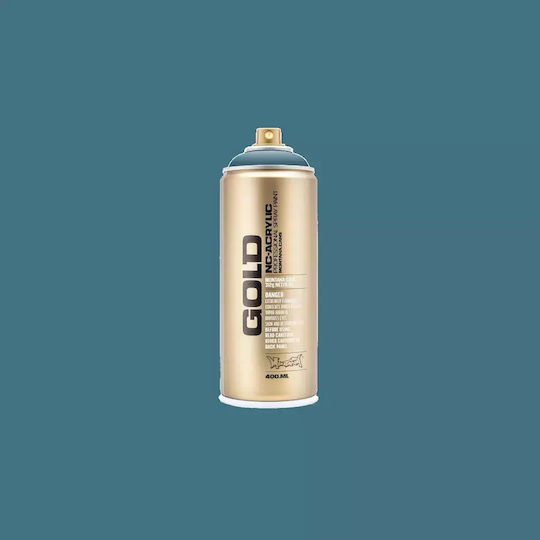 Montana Cans Σπρέι Βαφής Ακρυλικό με Μεταλλικό Εφέ Χρυσό Mt. Fuji 400ml