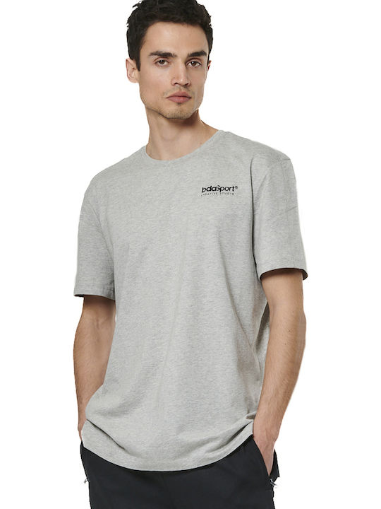 Body Action Creative Αθλητικό T-shirt Γκρι