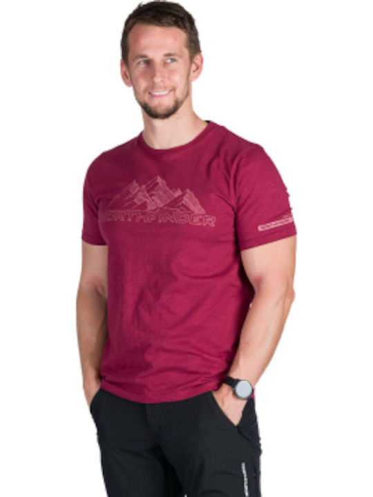 Northfinder T-Shirt Dark Red