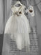 Vinte li Ecru Rochie de Botez