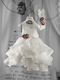Vinte li Ecru Rochie de Botez