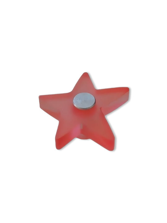 Children's Furniture Handle Plastic Red Ø43mm Roline 525