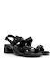 Leather Sandals Black