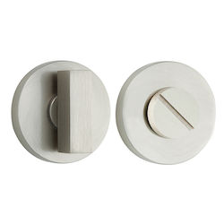 Set Round Rosette WC Security Latch Zogometal 1...