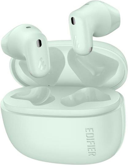 Edifier X1 Lite Earbud Bluetooth хендсфри Слушалки с Устойчивост на Пот и Кутийка за Зареждане Зелен