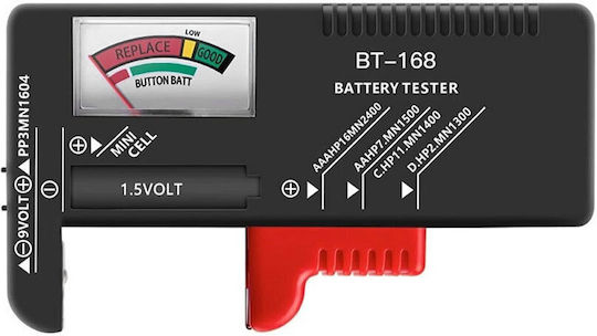 Bt-168 Ψηφιακό Battery Tester με Πτυσσόμενη Υποδοχή