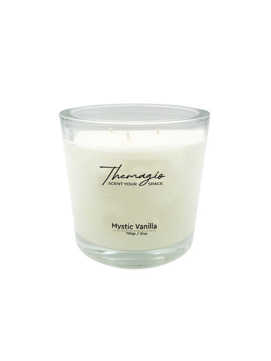 Themagio Lumânare Aromatică din Soia în Borcan cu Miros de Vanilie 700gr