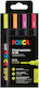 Uni-Ball Permanent Markers Neon 4pcs
