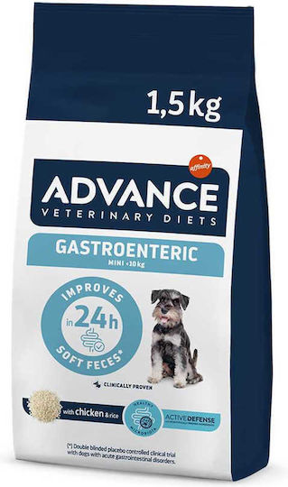 Advance 1.5kg Hrană Uscată Dietetic pentru Câini Adulţi de Rase Mici cu Păsări de curte, Pui, Orez, Carne de porc și Pește