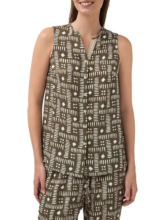 Style Γυναικείο Πουκάμισο Olive Style Γυναικείο Πουκάμισο Olive