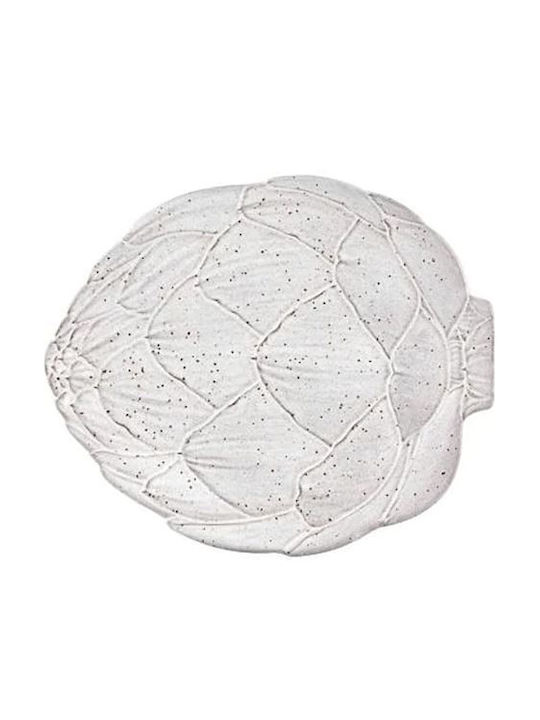 Bordallo Pinheiro Artichoke Teller Untiefe Keramik Weiß 31.5cm