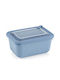 Viosarp Cutie pentru Mâncare Plastic Albastru Potrivit pentru Cuptor cu Microunde 1800ml 1buc