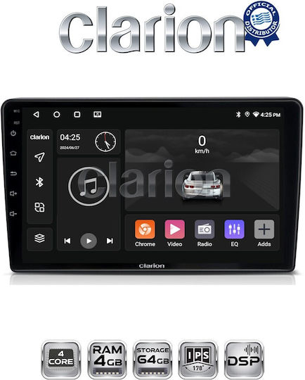 Clarion Sistem Audio Auto pentru Suzuki Ignis 2005-2011 (Bluetooth/USB/WiFi/GPS/Apple-Carplay/Android-Auto)