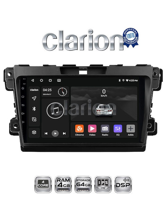 Clarion Ηχοσύστημα Αυτοκινήτου για Mazda CX-7 2006 (Bluetooth/USB/WiFi/GPS/Apple-Carplay/Android-Auto)