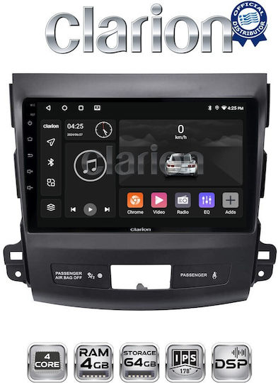Clarion Sistem Audio Auto pentru Peugeot 4007 Mitsubishi Outlander 2006>2012 (Bluetooth/USB/WiFi/GPS/Apple-Carplay/Android-Auto)