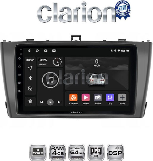 Clarion Car Audio System for Toyota Avensis 2009 > 2016 (Bluetooth/USB/WiFi/GPS/Apple-Carplay/Android-Auto)