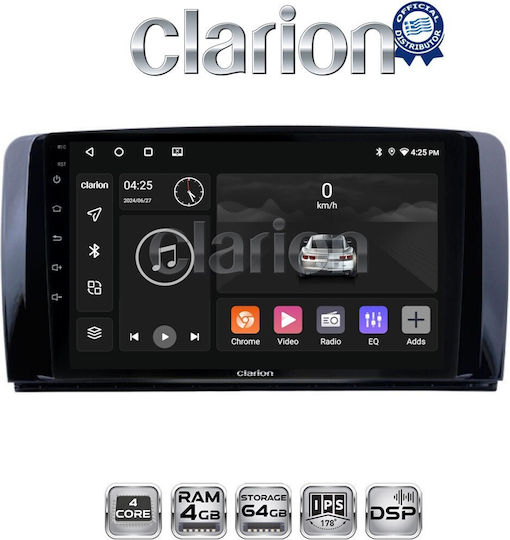 Clarion Ηχοσύστημα Αυτοκινήτου για Mercedes-Benz R-Class 2006>2014 (Bluetooth/USB/WiFi/GPS/Apple-Carplay/Android-Auto)