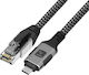 Techly Icoc U3c-rj45-030 USB-C Male to Ethernet RJ45 Male Cable 3m