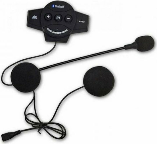 ACP BT10 Мотоциклетна комуникационна система за един каскет с Bluetooth