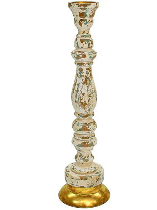 Wooden Floor Candle Holder Fylliana Fl1792 Anti...