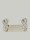 Mertzios.gr Earrings made of White Gold with Stones