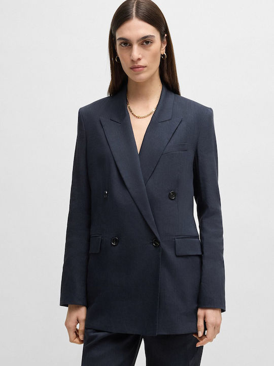Boss Jaleto8 Women's Blazer Dark Blue