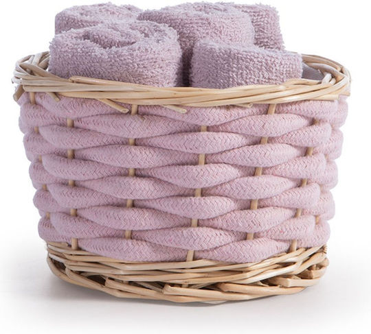 Set aus 5 Handtüchern Korb Borra Nef Nef Homeware 114 Lila