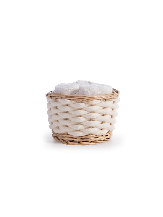 Σετ 5 Πετσέτες Χεριών Καλαθάκι Borra Nef Nef Homeware 105 Cream