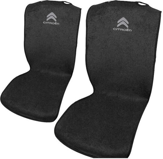 Takeposition Car Seat Back 2pcs Cotton Black