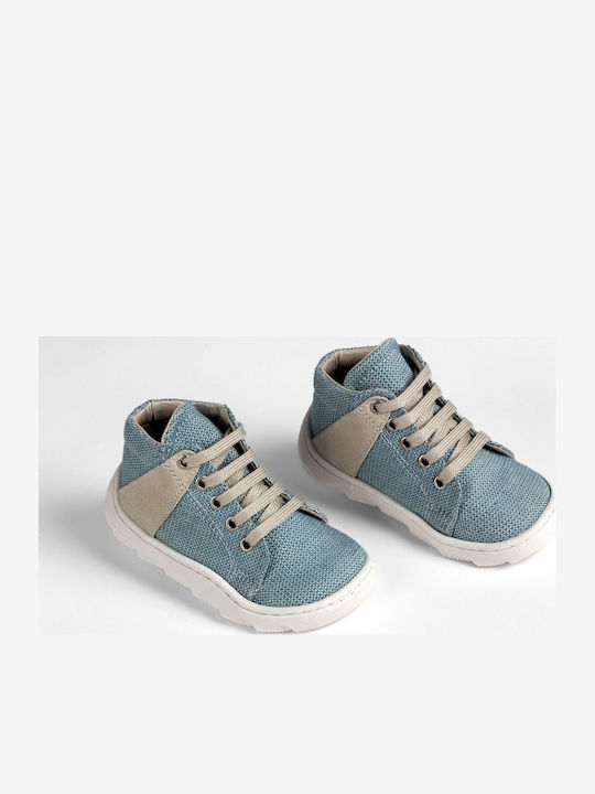 Ever Kid Petrol Baptism Fabric Boots