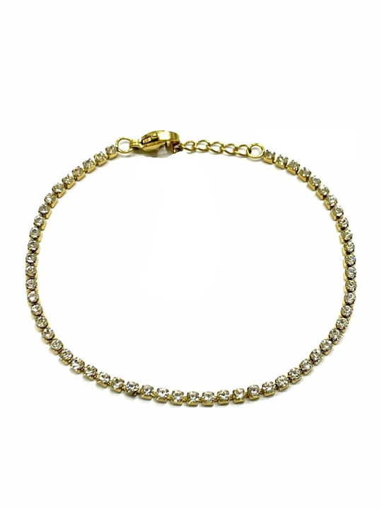 Tatu Moyo Women's Bracelet made of Steel Gold P...