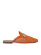 Flat Mules σε Πορτοκαλί Χρώμα