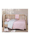 Nef-Nef Homeware Cotton Baby Quilt Wings Of Joy 110x140cm Pink