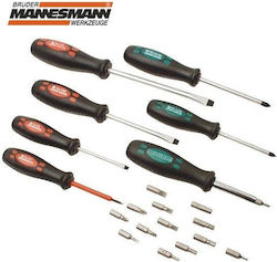 Set de biți pentru șurubelniță 21 piese Mannesmann 1190-21