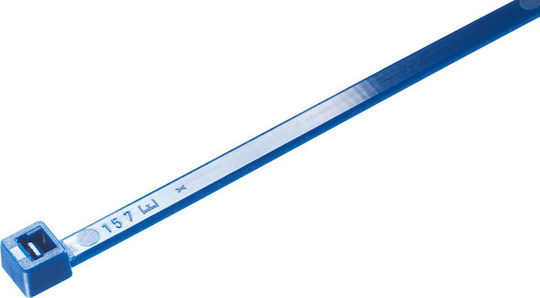 Elematic Δεματικά Καλωδίων Πλαστικά 140mmx3.5mm σε Μπλε χρώμα (100τμχ) (5209cde)