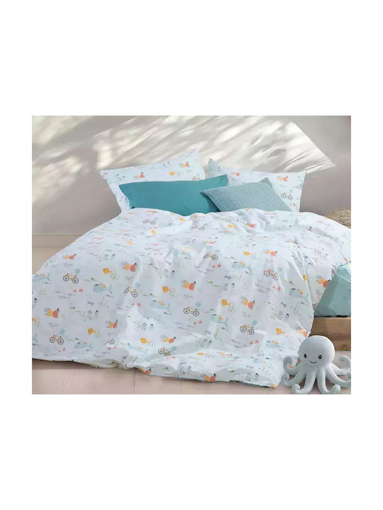 Nef-Nef Homeware Σετ Μονά Pacific Πράσινο 170x260cm Nef-Nef Homeware Σετ Μονά Pacific Πράσινο 170x260cm